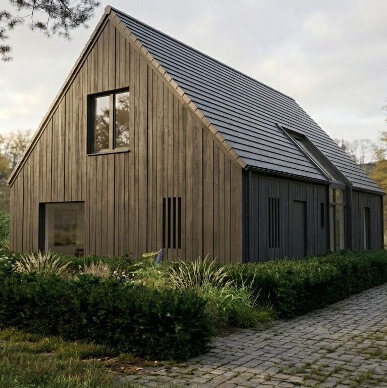 schuurwoning | duurzame materialen | natuurlijk landschap