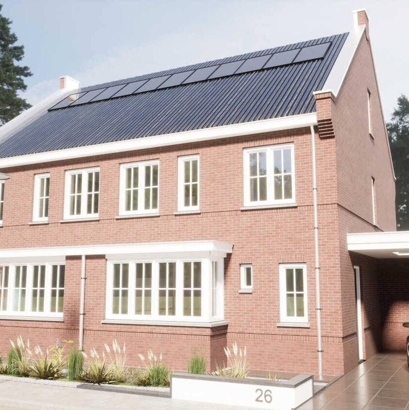 Duurzame Engels Klassieke 2-1 kap woning | passief huis